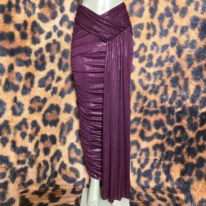 All The Glamour Slinky Bodycon Maxi Skirt